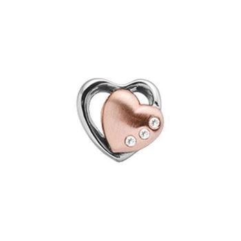 Christina Collect, Hearts 2-tone pink gold plated